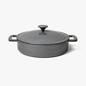 3.5qt Enamel Braiser Gray Eclipse - Figmint